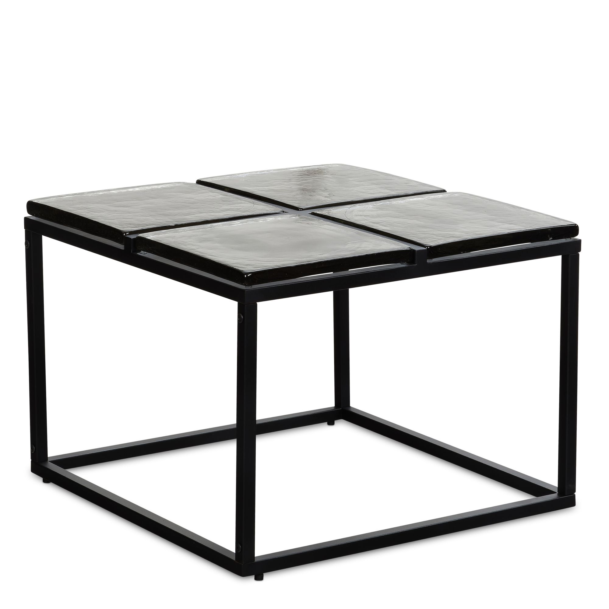 Couchtisch FineBuy Sofatisch Glas 58x58 cm Wohnzimmertisch Tisch Quadratisch – Ansicht 6