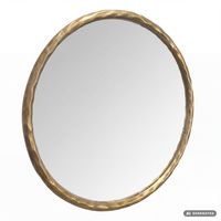 Wandspiegel FineBuy Flurspiegel Rund Metall 60 cm Spiegel Flur Hängespiegel – Ansicht 6