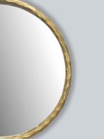 Wandspiegel FineBuy Flurspiegel Rund Metall 60 cm Spiegel Flur Hängespiegel – Ansicht 4