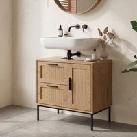 Waschbeckenunterschrank FineBuy Badschrank 60x60x40cm Bad Unterschrank Schublade – Ansicht 1