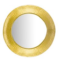 Wandspiegel FineBuy Flurspiegel Rund Metall 60 cm Spiegel Flur Hammerschlag – Ansicht 6