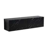 TV Schrank FineBuy Hängend 120 cm Lowboard Marmor-Optik TV-Kommode Klapptür – Ansicht 6