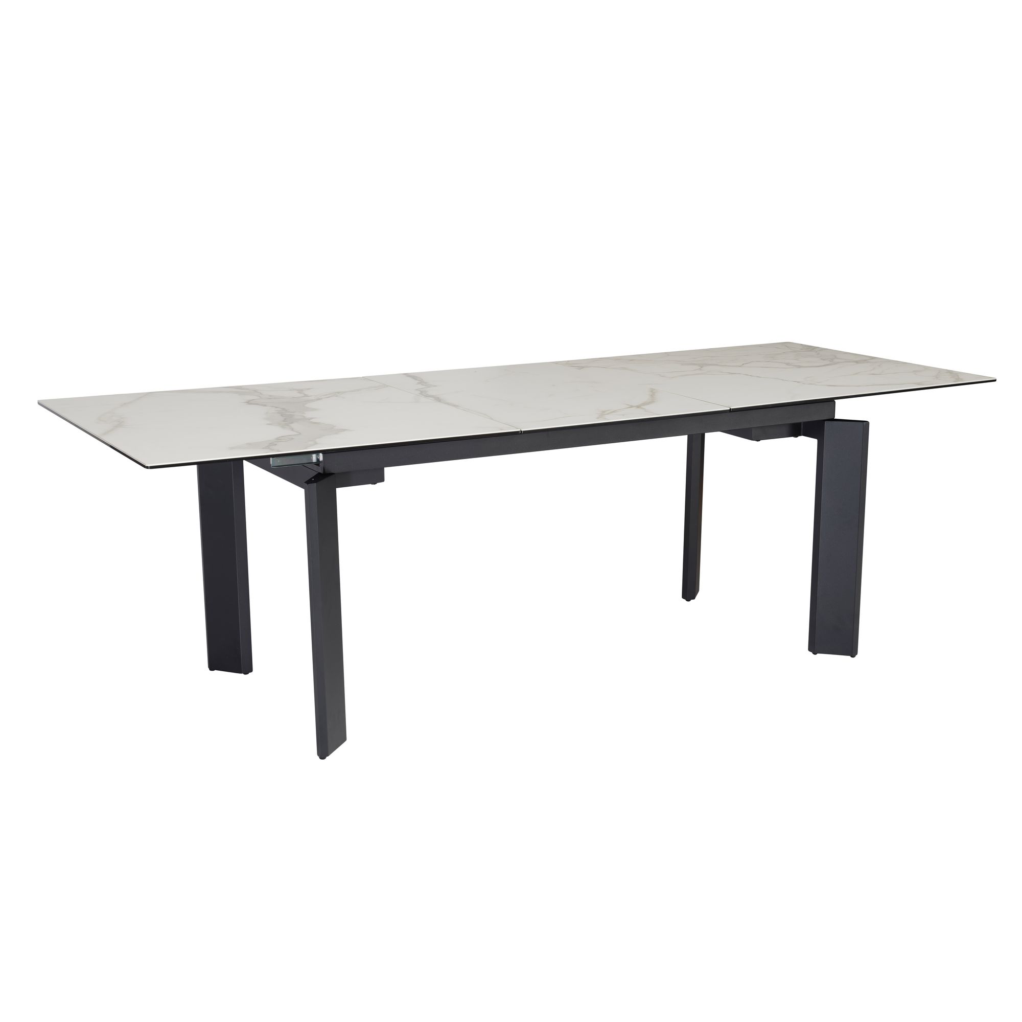 FineBuy Ausziehbarer Design Esstisch 180 - 240 cm Glas Keramik Keramiktisch Esszimmertisch – Ansicht 6
