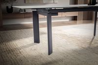 FineBuy Ausziehbarer Design Esstisch 180 - 240 cm Glas Keramik Keramiktisch Esszimmertisch – Ansicht 5