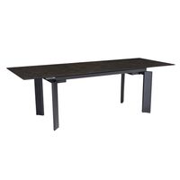 FineBuy Ausziehbarer Design Esstisch 180 - 240 cm Glas Keramik Keramiktisch Esszimmertisch – Ansicht 6
