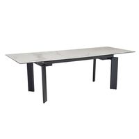 FineBuy Ausziehbarer Design Esstisch 180 - 240 cm Glas Keramik Keramiktisch Esszimmertisch – Ansicht 6