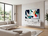 TV Schrank FineBuy Hängend 160 cm Lowboard Marmor-Optik TV-Kommode Klapptür – Ansicht 4