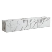 TV Schrank FineBuy Hängend 160 cm Lowboard Marmor-Optik TV-Kommode Klapptür – Ansicht 6