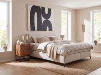 Nachttisch FineBuy Nachtkonsole Boxspringbett Massivholz 40x38x60 cm Schubladen – Ansicht 2