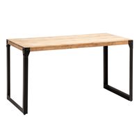 Esszimmertisch FineBuy 120 cm Esstisch Akazie Holz Massiv Küchentisch Industrial – Ansicht 6