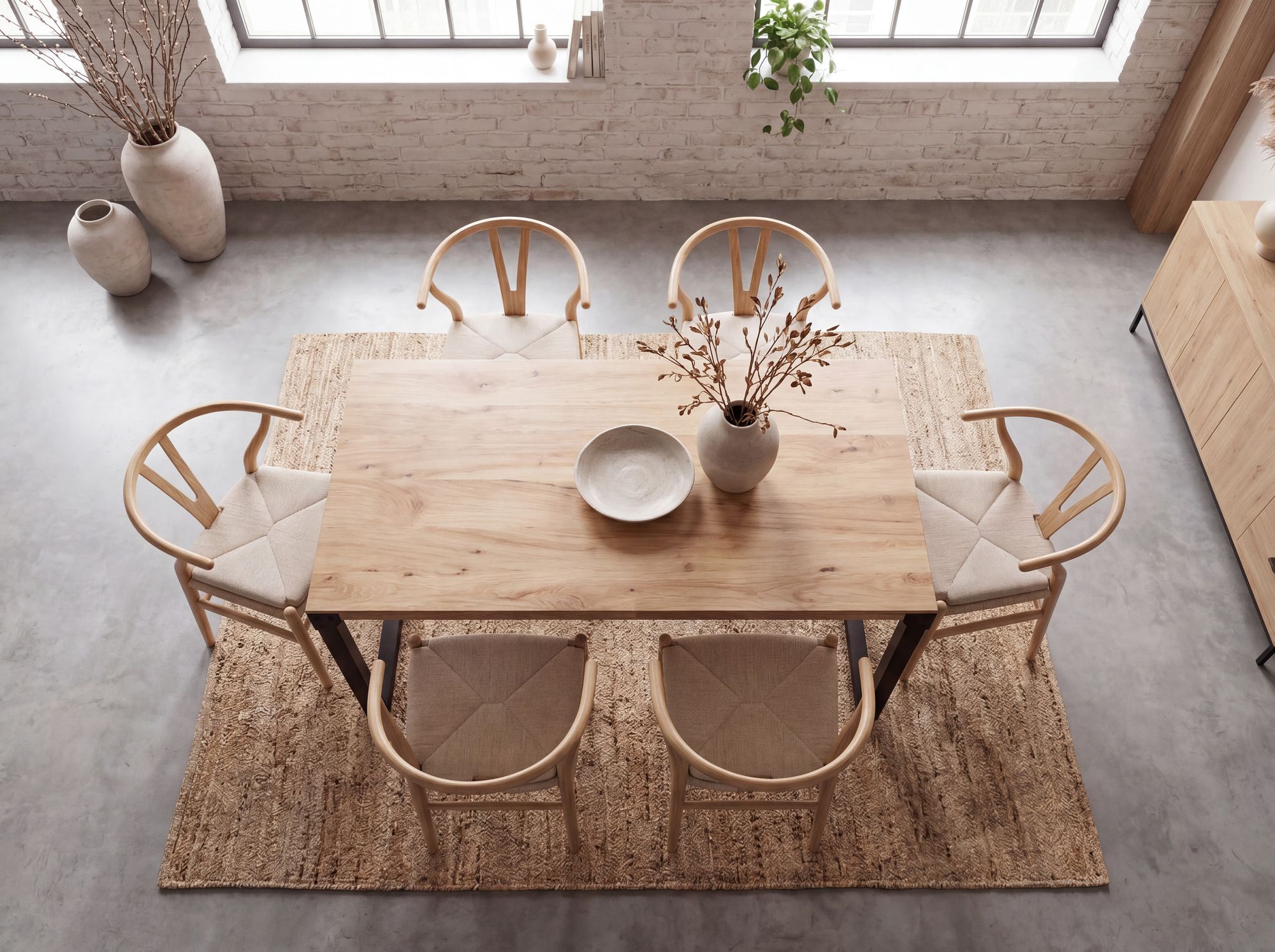 Esszimmertisch FineBuy Esstisch Akazie Holz Massiv Metall Küchentisch Industrial – Ansicht 4