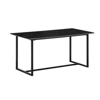 Esszimmertisch FineBuy Küchentisch 120 cm Marmor Optik Schwarz Klein Esstisch – Ansicht 6