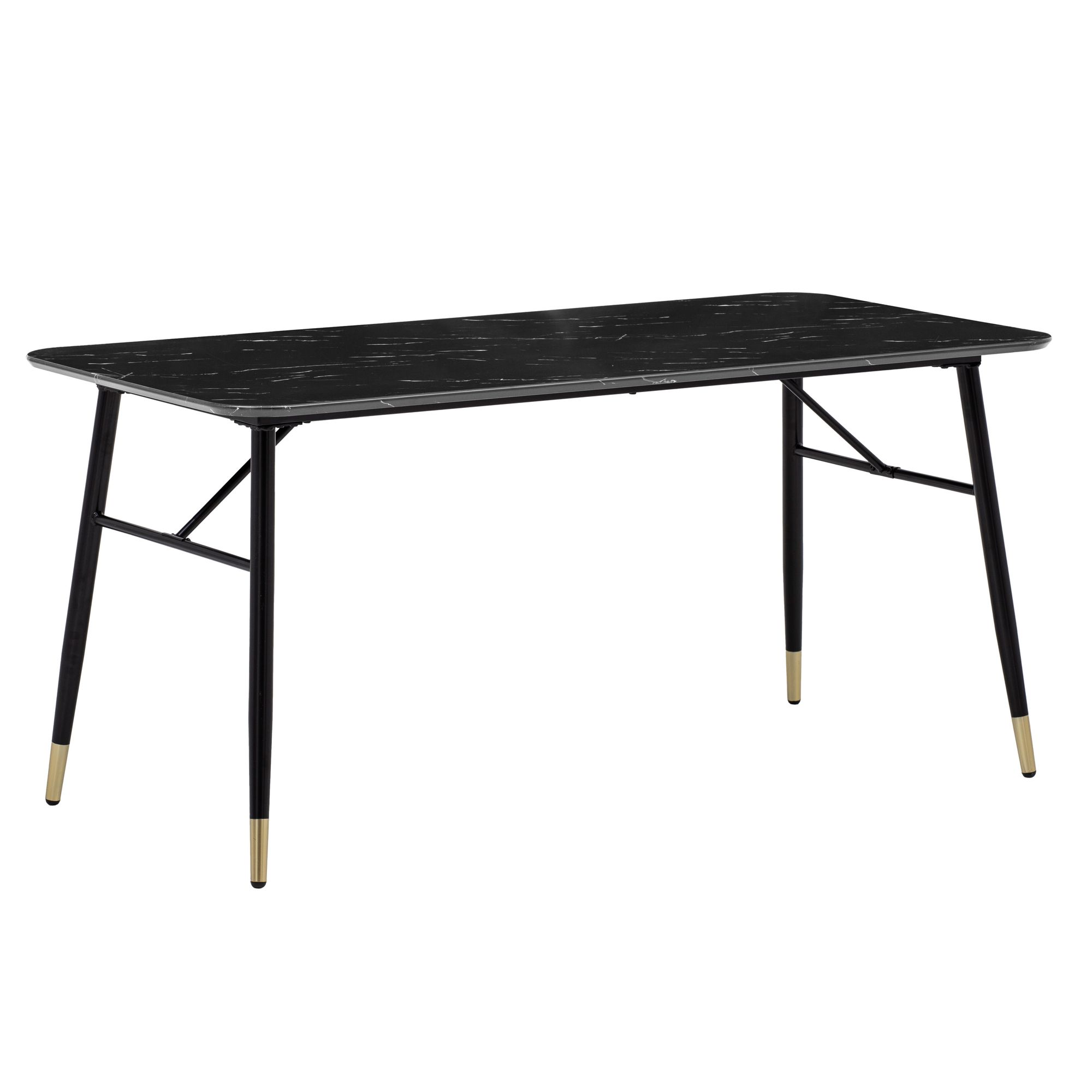 Esszimmertisch FineBuy Marmor Optik Schwarz Esstisch Küchentisch Tisch Esszimmer – Ansicht 6