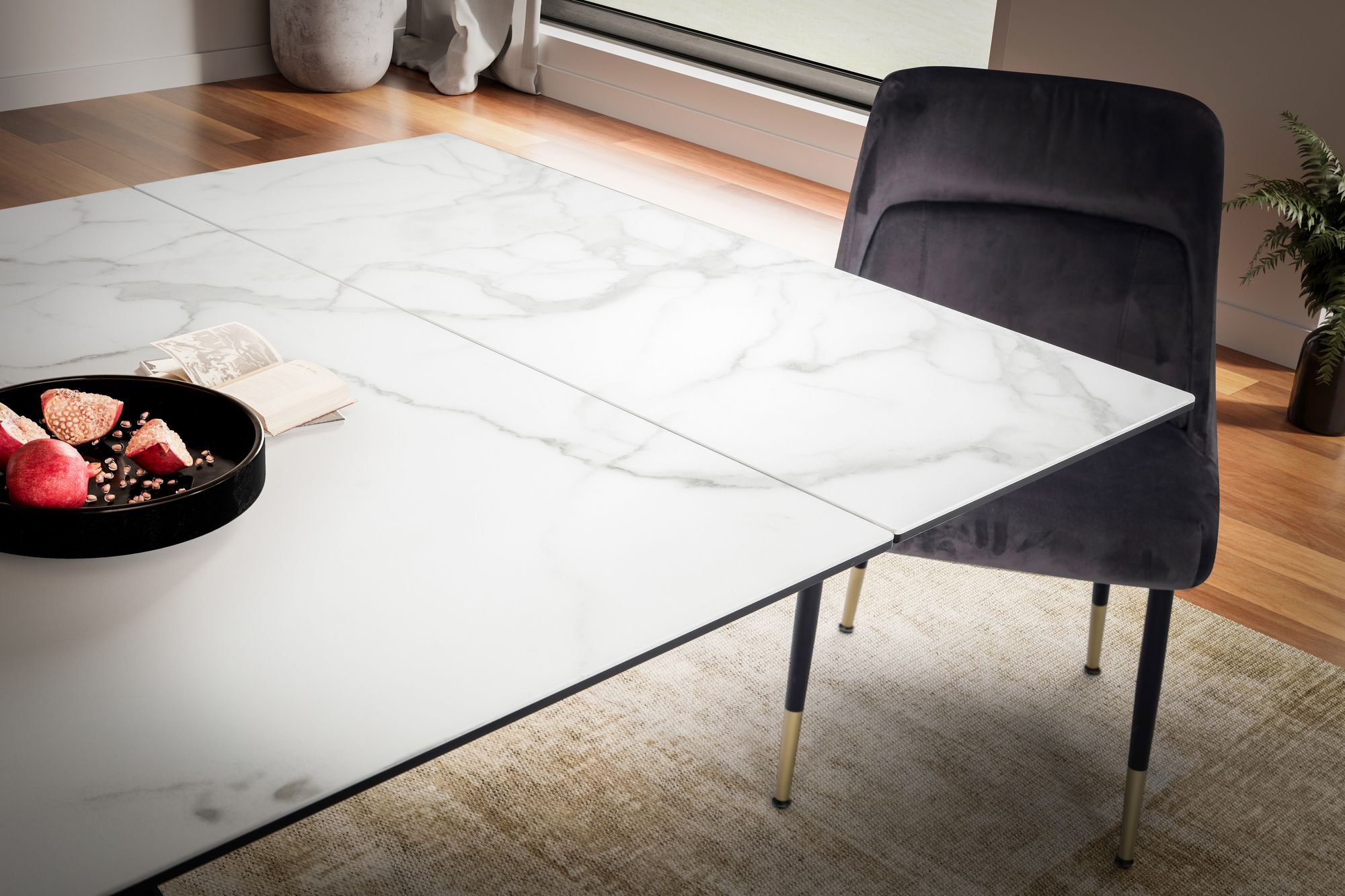 Esstisch FineBuy Esszimmertisch 180 - 260 cm Ausziehbar Keramik Keramiktisch – Ansicht 4