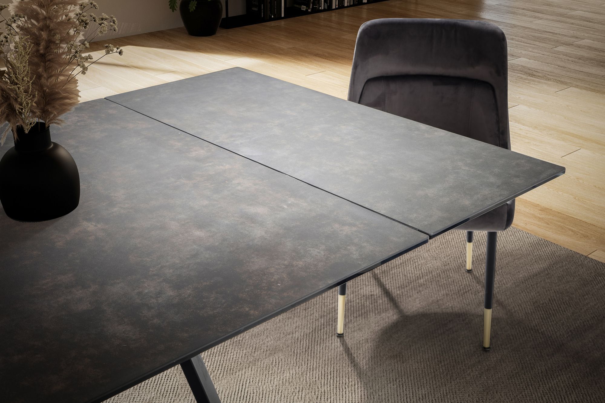 Esstisch FineBuy Esszimmertisch 180 - 260 cm Ausziehbar Keramik Keramiktisch – Ansicht 4
