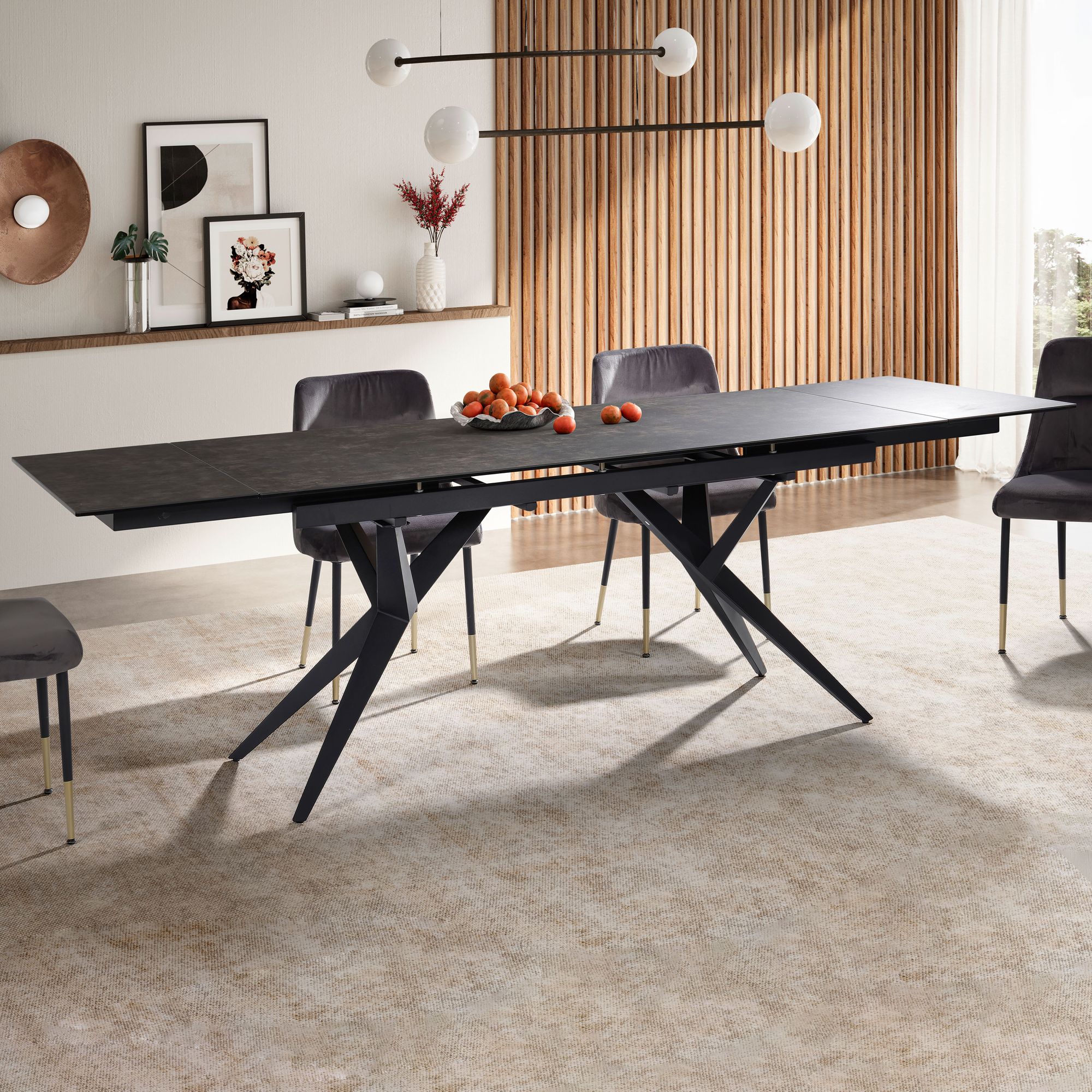 Esstisch FineBuy Esszimmertisch 180 - 260 cm Keramiktisch Ausziehbar Keramik – Ansicht 1