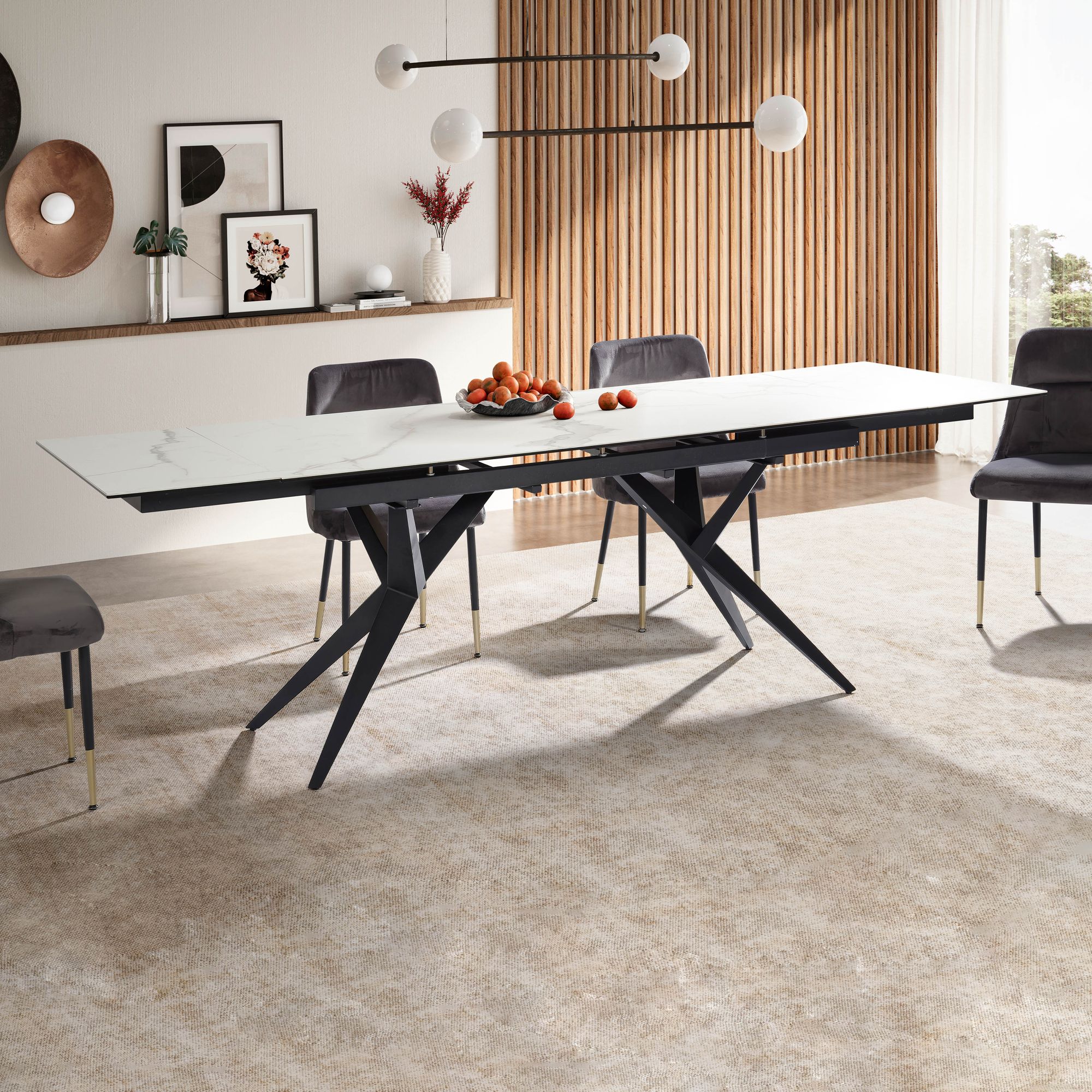 Esstisch FineBuy Esszimmertisch 180 - 260 cm Keramiktisch Ausziehbar Keramik – Ansicht 1