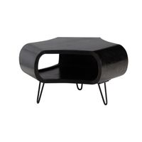 Couchtisch FineBuy Sofatisch Massivholz 60 cm Wohnzimmertisch Tisch Stauraum – Ansicht 6