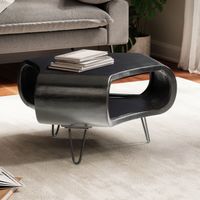 Couchtisch FineBuy Sofatisch Massivholz 60 cm Wohnzimmertisch Tisch Stauraum – Ansicht 1