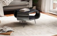 Couchtisch FineBuy Sofatisch Massivholz 60 cm Wohnzimmertisch Tisch Stauraum – Ansicht 2