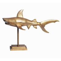Deko Hai FineBuy 70 cm Aluminium Wohndeko Design Dekoration Maritim Modern Alu – Ansicht 6
