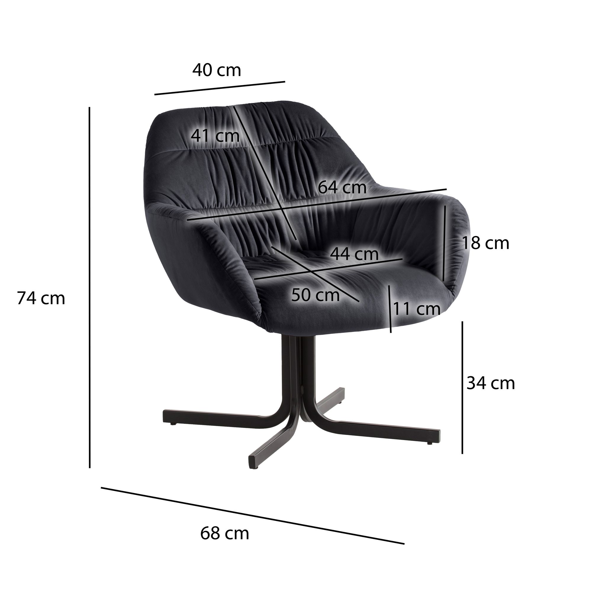 FineBuy Loungesessel Samt Design Clubsessel mit Metallbeine, Schalenstuhl gepolstert mit Rückenlehne, Cocktailsessel Lounge Armlehnen, Sessel mit Stoffbezug | Farbe: Beige FineBuy Loungesessel Samt Design Clubsessel mit Metallbeine, Schalenstuhl gepolstert mit Rückenlehne, Cocktailsessel Lounge Armlehnen, Sessel mit Stoffbezug | Farbe: Beige