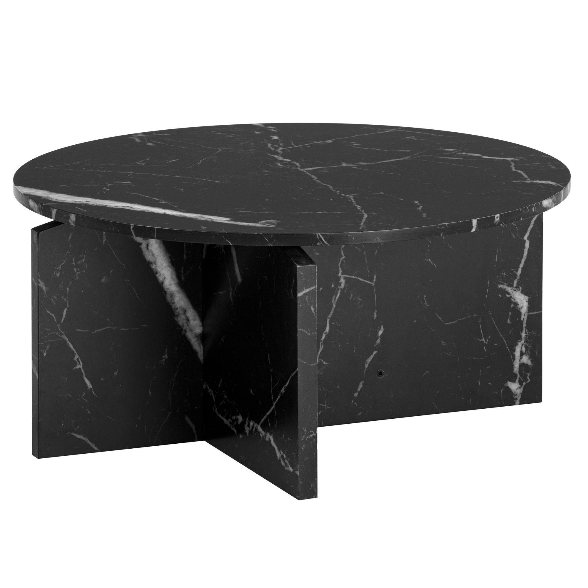 Couchtisch FineBuy 70 cm Wohnzimmertisch Sofatisch Rund Groß Kaffeetisch Modern – Ansicht 6