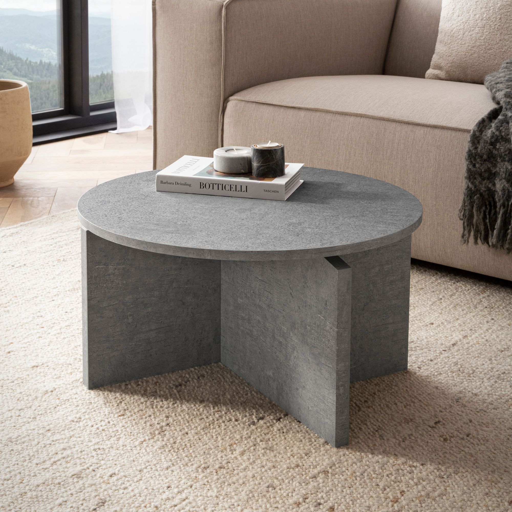 FineBuy Couchtisch 60x60x33 cm Sofatisch Modern, Design Wohnzimmertisch Rund, Loungetisch Klein, Kaffeetisch Beistelltisch | Farbe: Schwarz FineBuy Couchtisch 60x60x33 cm Sofatisch Modern, Design Wohnzimmertisch Rund, Loungetisch Klein, Kaffeetisch Beistelltisch | Farbe: Schwarz