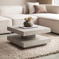 Couchtisch FineBuy 60 cm Wohnzimmertisch Sofatisch Quadratisch Klein Kaffeetisch – Ansicht 1