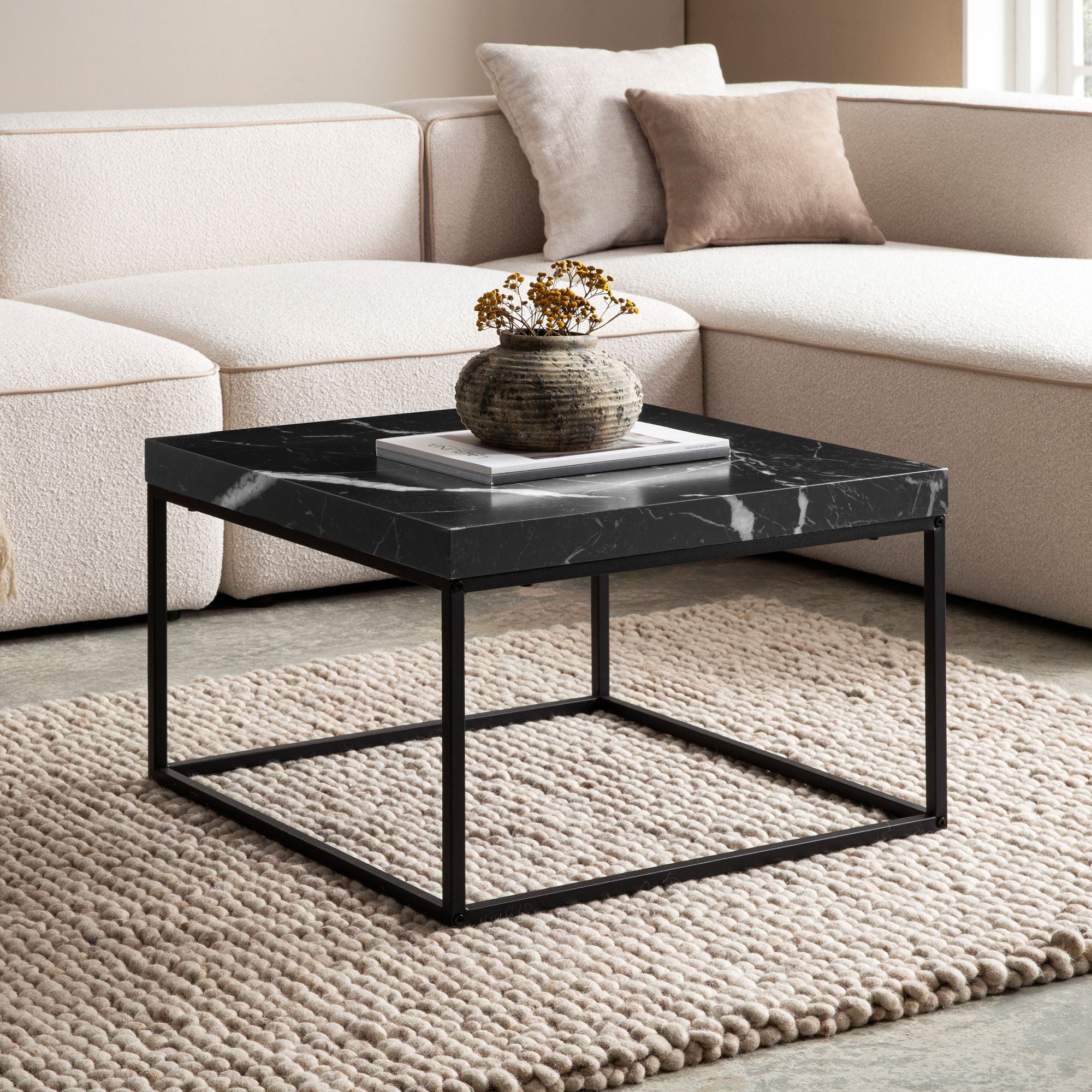 Couchtisch FineBuy Sofatisch 60 cm Wohnzimmertisch Klein Kaffeetisch Modern – Ansicht 1