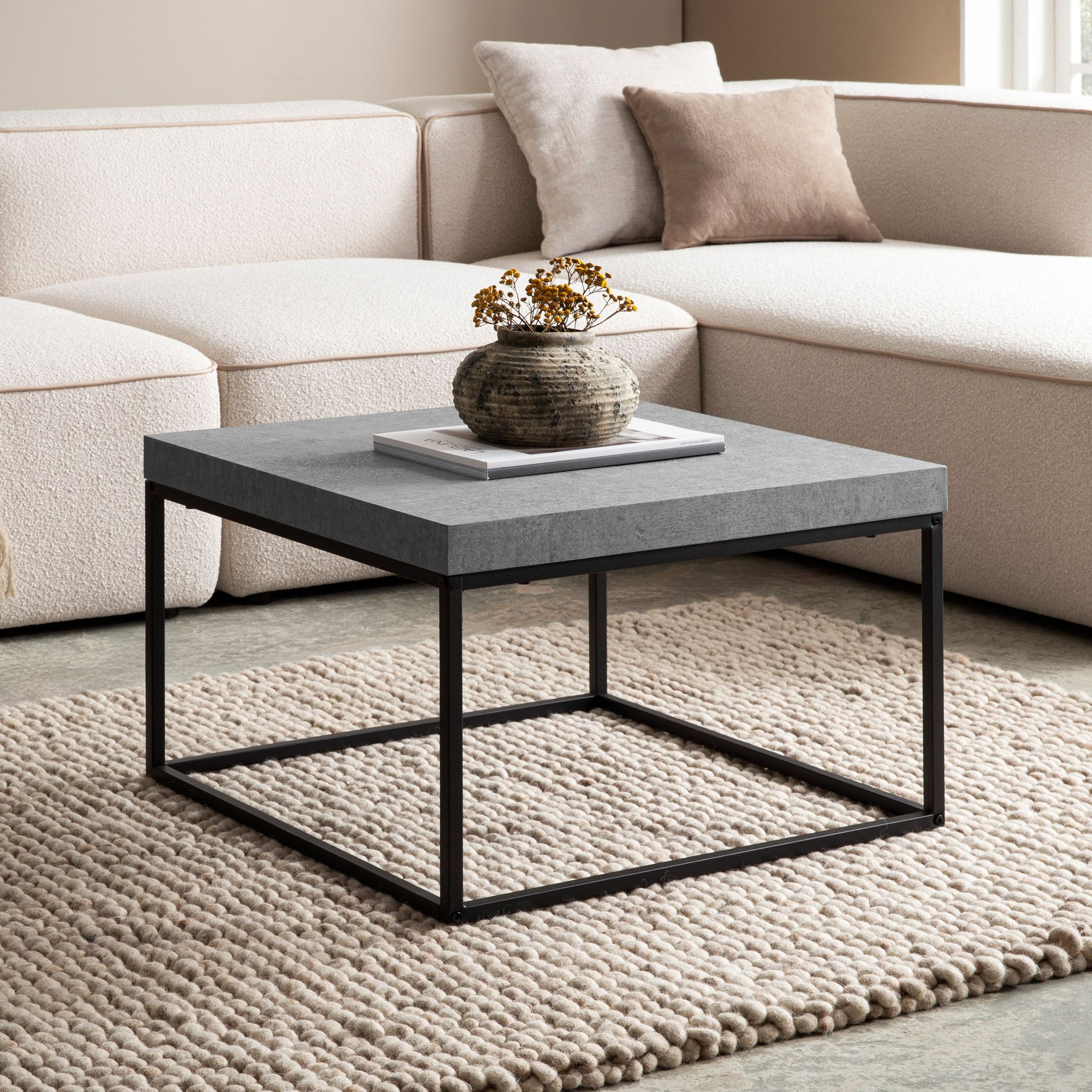 Couchtisch FineBuy Sofatisch 60 cm Wohnzimmertisch Klein Kaffeetisch Modern – Ansicht 1