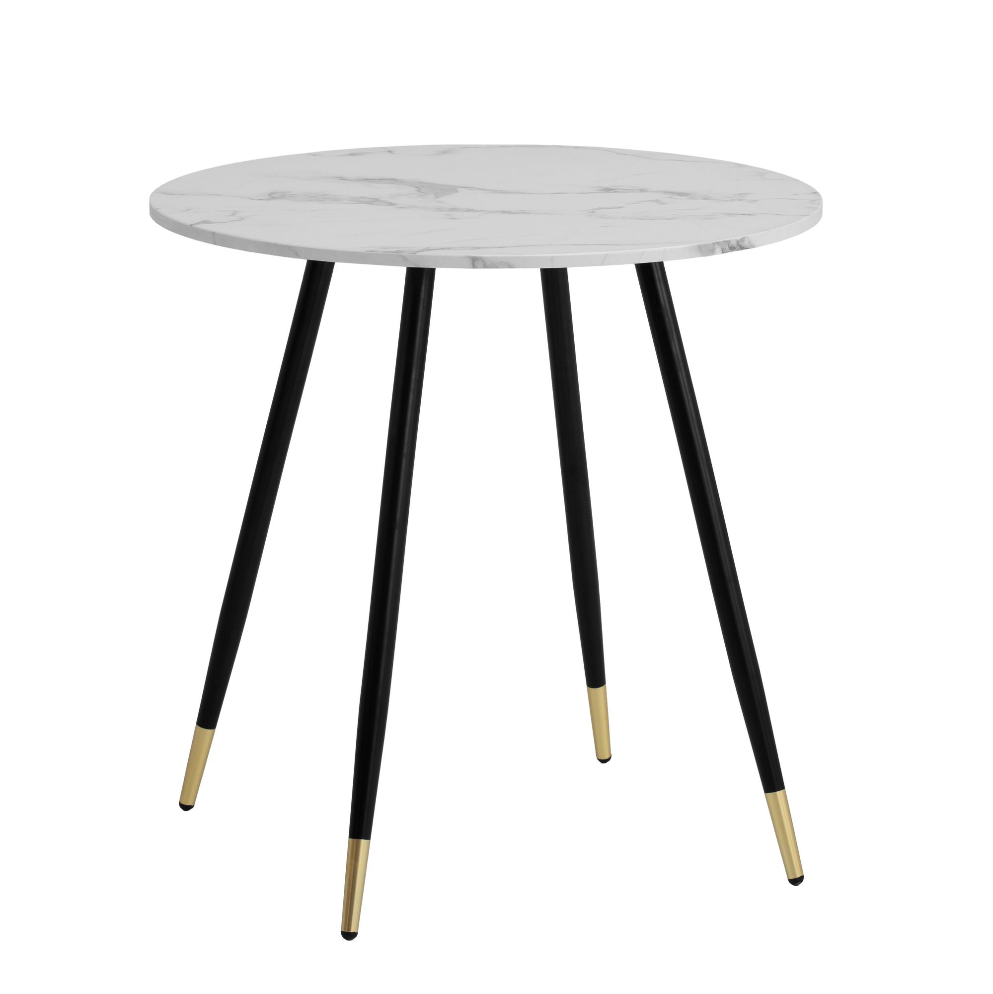 Esszimmertisch FineBuy Esstisch 75 cm Marmor Optik Küchentisch Rund Modern – Ansicht 6