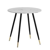 Esszimmertisch FineBuy Esstisch 75 cm Marmor Optik Küchentisch Rund Modern – Ansicht 6