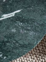 Couchtisch FineBuy Sofatisch Echter Marmor Ø 70 cm Tisch Wohnzimmertisch Rund – Ansicht 4