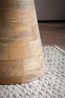 Beistelltisch Massivholz Ø37cm Rund Wohnzimmertisch Klein Couchtisch Dekotisch – Ansicht 5