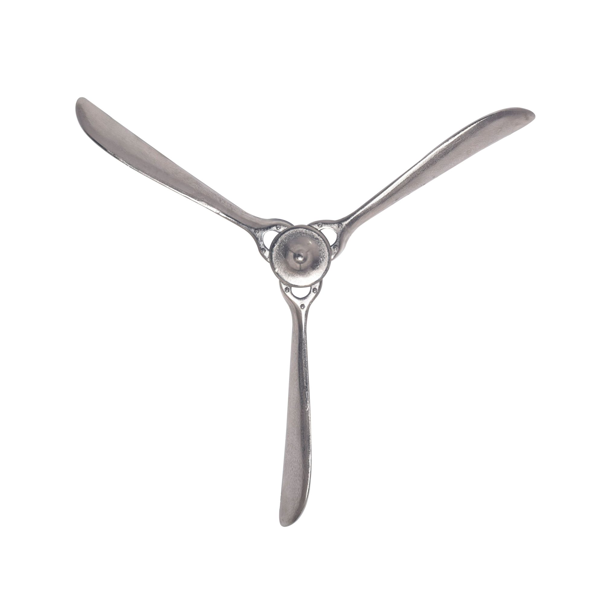 Deko Propeller FineBuy 85 cm Wanddeko Aluminium Flugzeug Wandpropeller Wohndeko – Ansicht 5