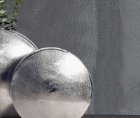 Vase 2er Set FineBuy Blumenvase Aluminium Tischvase Dekovase Modern Rund – Ansicht 4