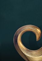 Vase FineBuy Blumenvase 47 cm Aluminium Spirale Tischvase Wohndeko Dekovase – Ansicht 5