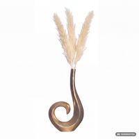 Vase FineBuy Blumenvase 47 cm Aluminium Spirale Tischvase Wohndeko Dekovase – Ansicht 6