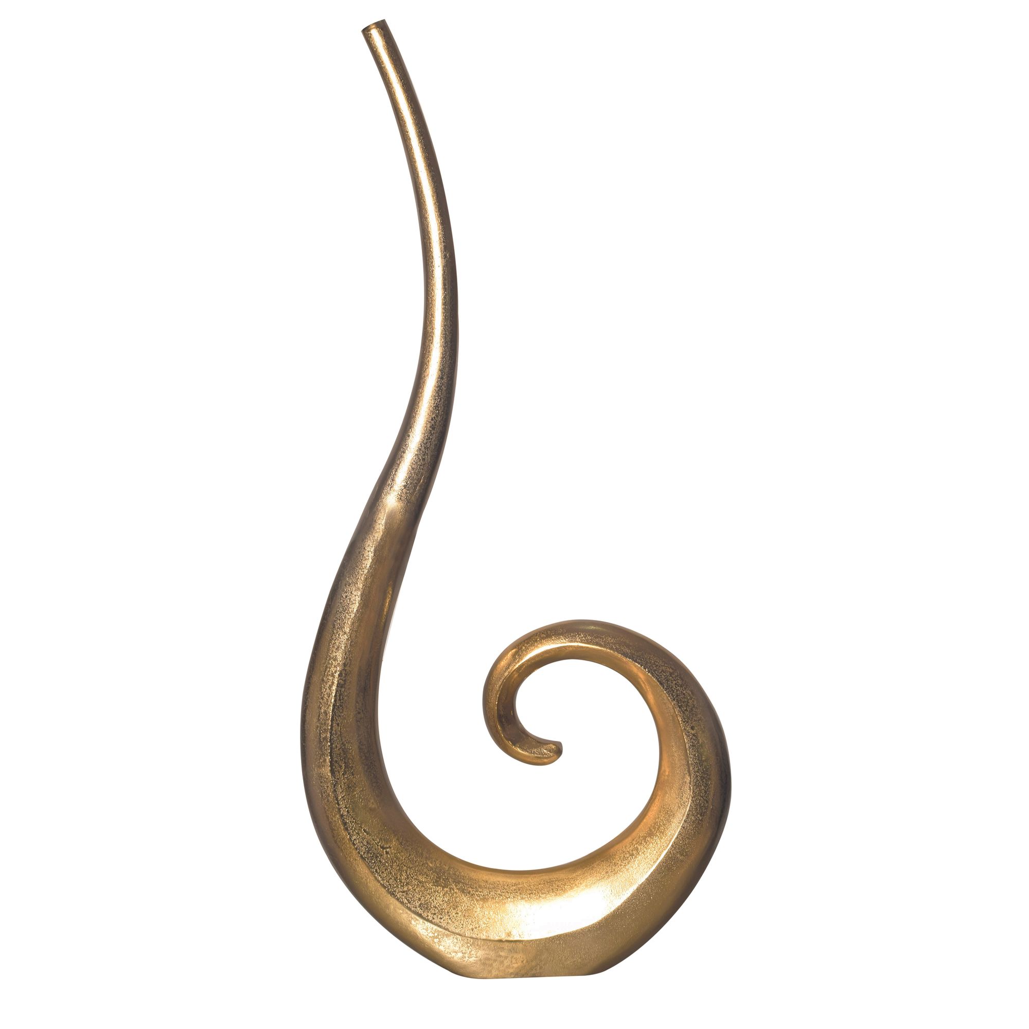 Vase 100 cm Aluminium Blumenvase Spirale Bodenvase Wohndeko Groß Dekovase Modern – Ansicht 6