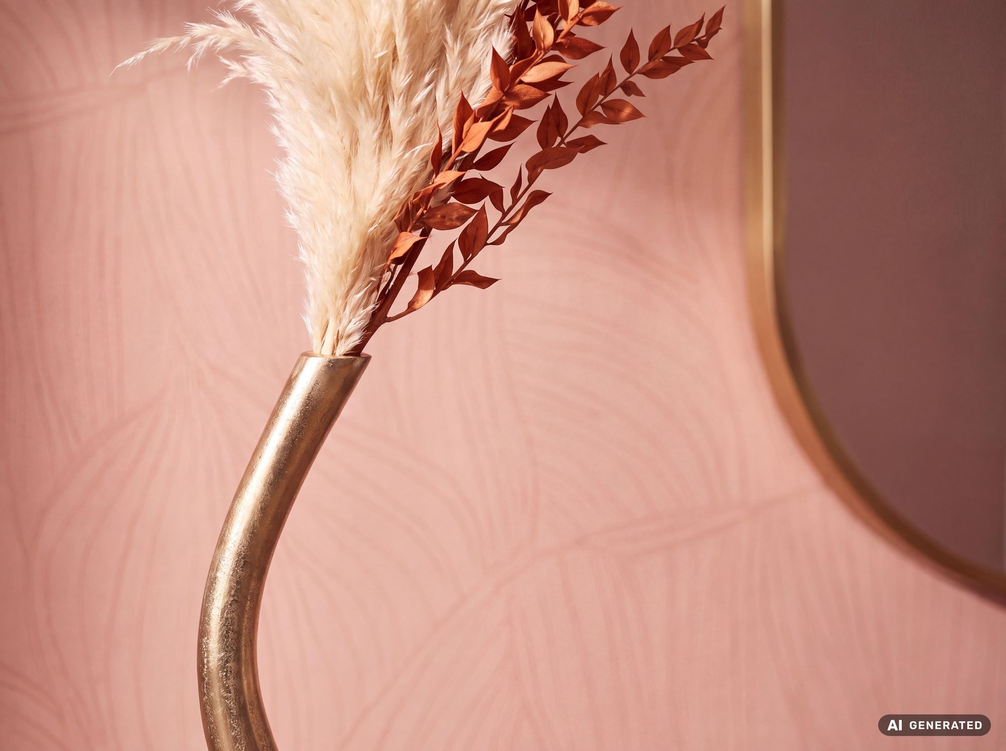 Vase 100 cm Aluminium Blumenvase Spirale Bodenvase Wohndeko Groß Dekovase Modern – Ansicht 5