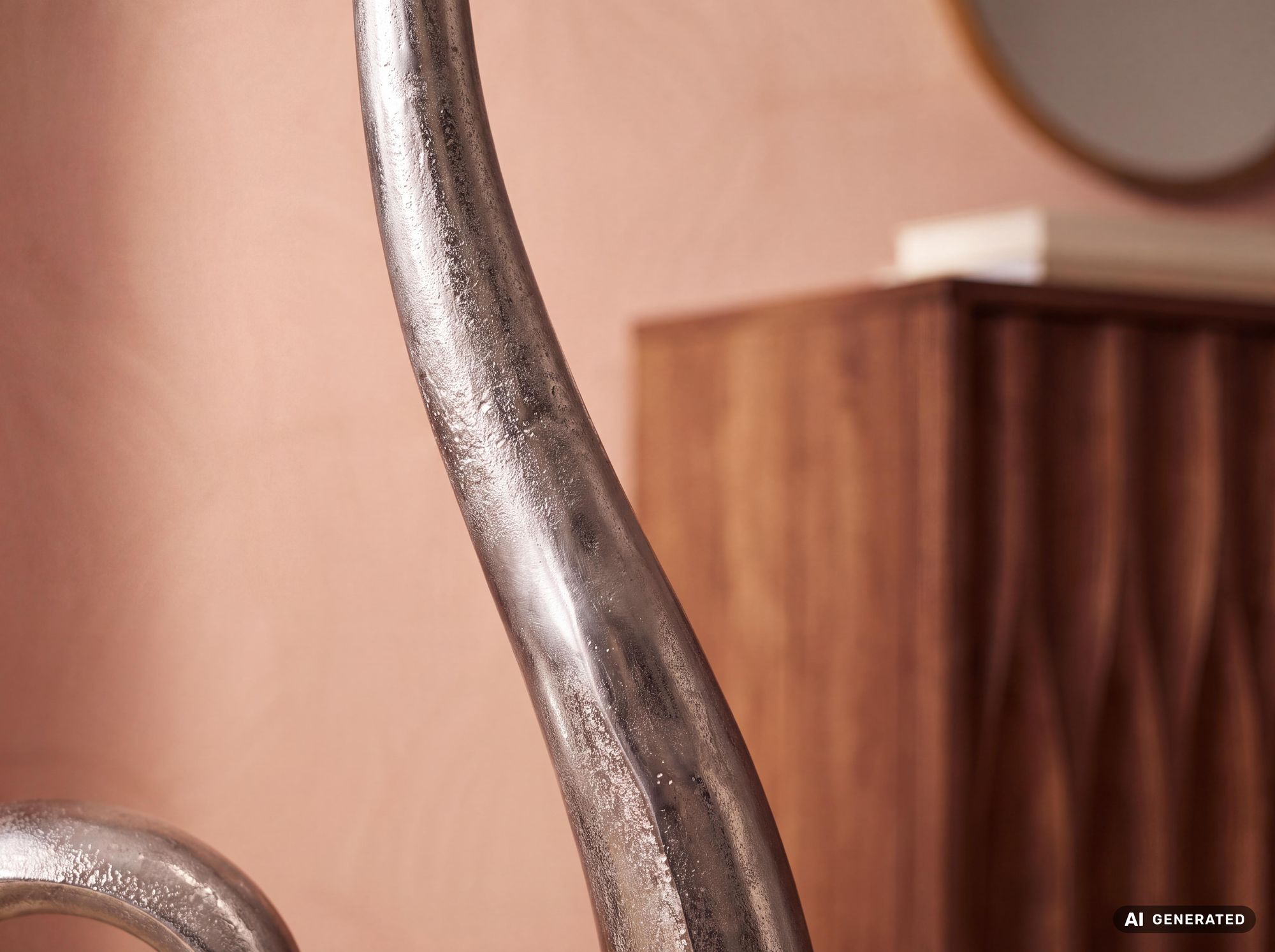 Vase 100 cm Aluminium Blumenvase Spirale Bodenvase Wohndeko Groß Dekovase Modern – Ansicht 8
