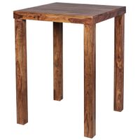 FineBuy Bartisch Massivholz Sheesham 80x80x110cm Stehtisch Bistrotisch Tisch – Ansicht 6