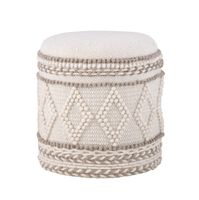Sitzhocker FineBuy Hocker Stauraum 40x45 cm Boho Design gepolstert Aufbewahrung – Ansicht 6