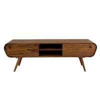 Lowboard FineBuy TV Board Sheesham Massivholz 160 cm Retro Schubladen Fächer – Ansicht 6