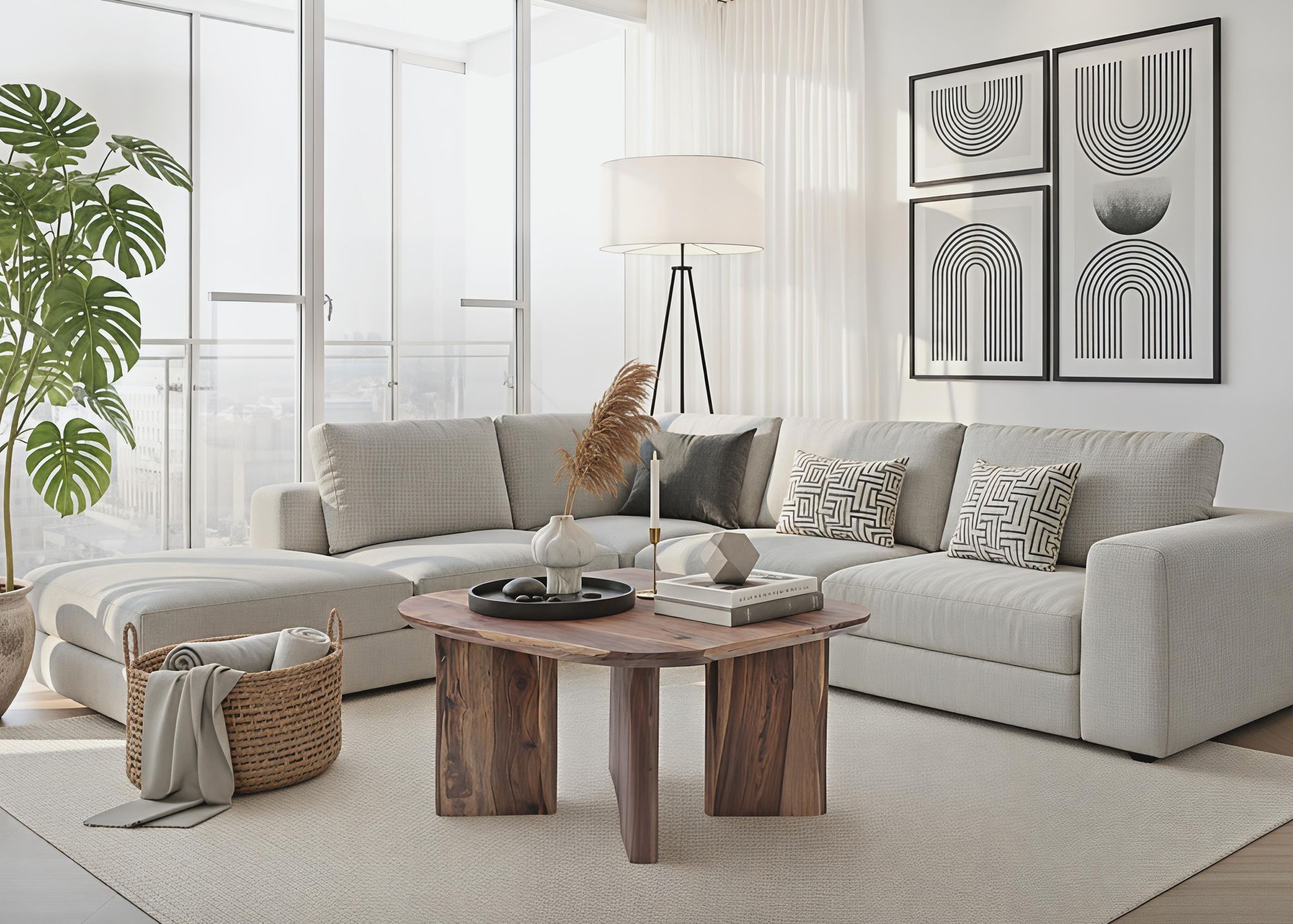 Couchtisch Sheesham Massivholz 60cm quadratisch Handgefertigter Wohnzimmertisch – Ansicht 2