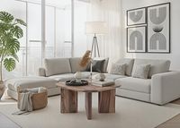 Couchtisch Sheesham Massivholz 60cm quadratisch Handgefertigter Wohnzimmertisch – Ansicht 2