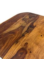 Couchtisch Sheesham Massivholz 60cm quadratisch Handgefertigter Wohnzimmertisch – Ansicht 4