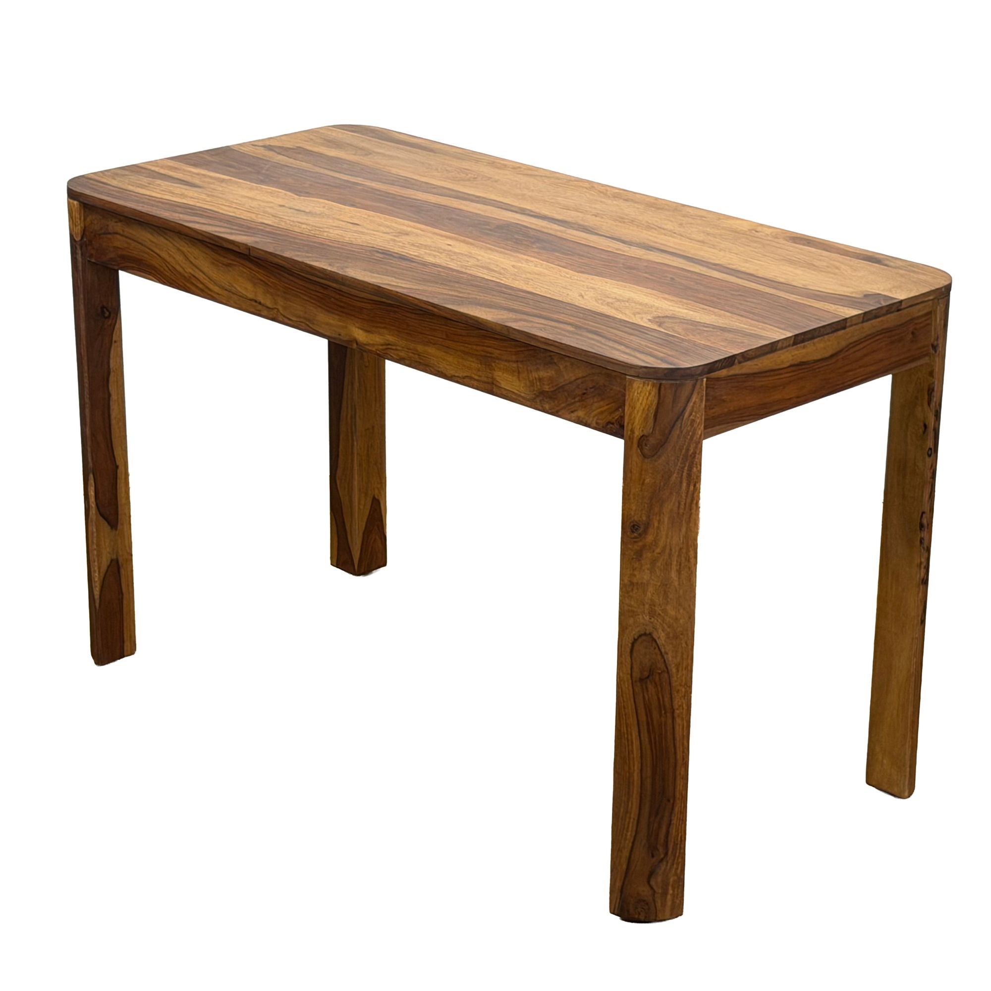 FineBuy Esstisch Sheesham Massivholz 120cm für bis zu 6 Personen · Rechteckiger Esszimmertisch im Landhaus Design · Handgefertigter Küchentisch mit abgerundeten Kanten für Esszimmer oder Küche | Farbe: Braun FineBuy Esstisch Sheesham Massivholz 120cm für bis zu 6 Personen · Rechteckiger Esszimmertisch im Landhaus Design · Handgefertigter Küchentisch mit abgerundeten Kanten für Esszimmer oder Küche | Farbe: Braun