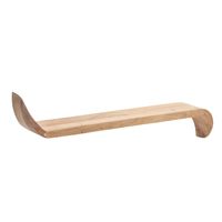 Wandregal Mango Massivholz modern Hängeregal Holz Handgefertigt geschwungen – Ansicht 6